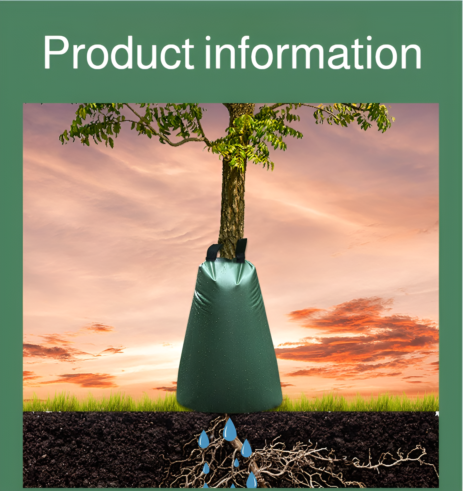 Watering Tree Bag 20 Gallon Watering Bag Reusable Slow Release Premium PVC Thickened Irrigation Bag