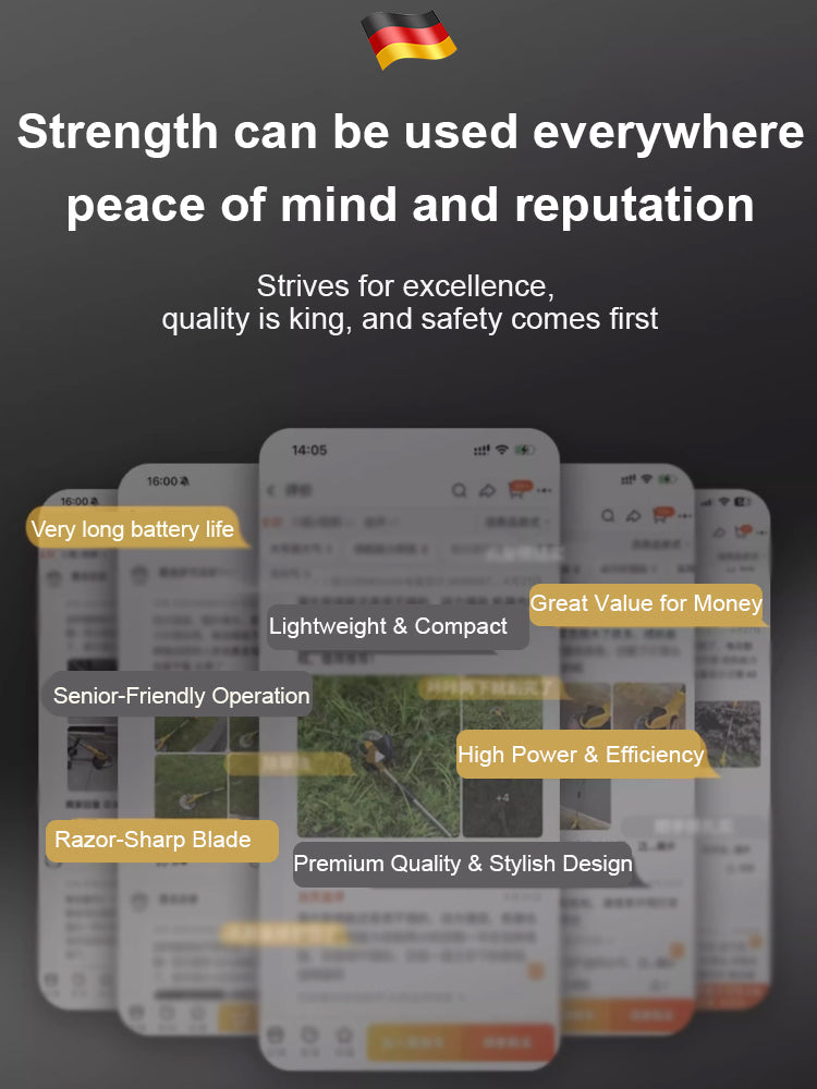 【Lightweight lithium battery garden lawn mower】50%OFF📢