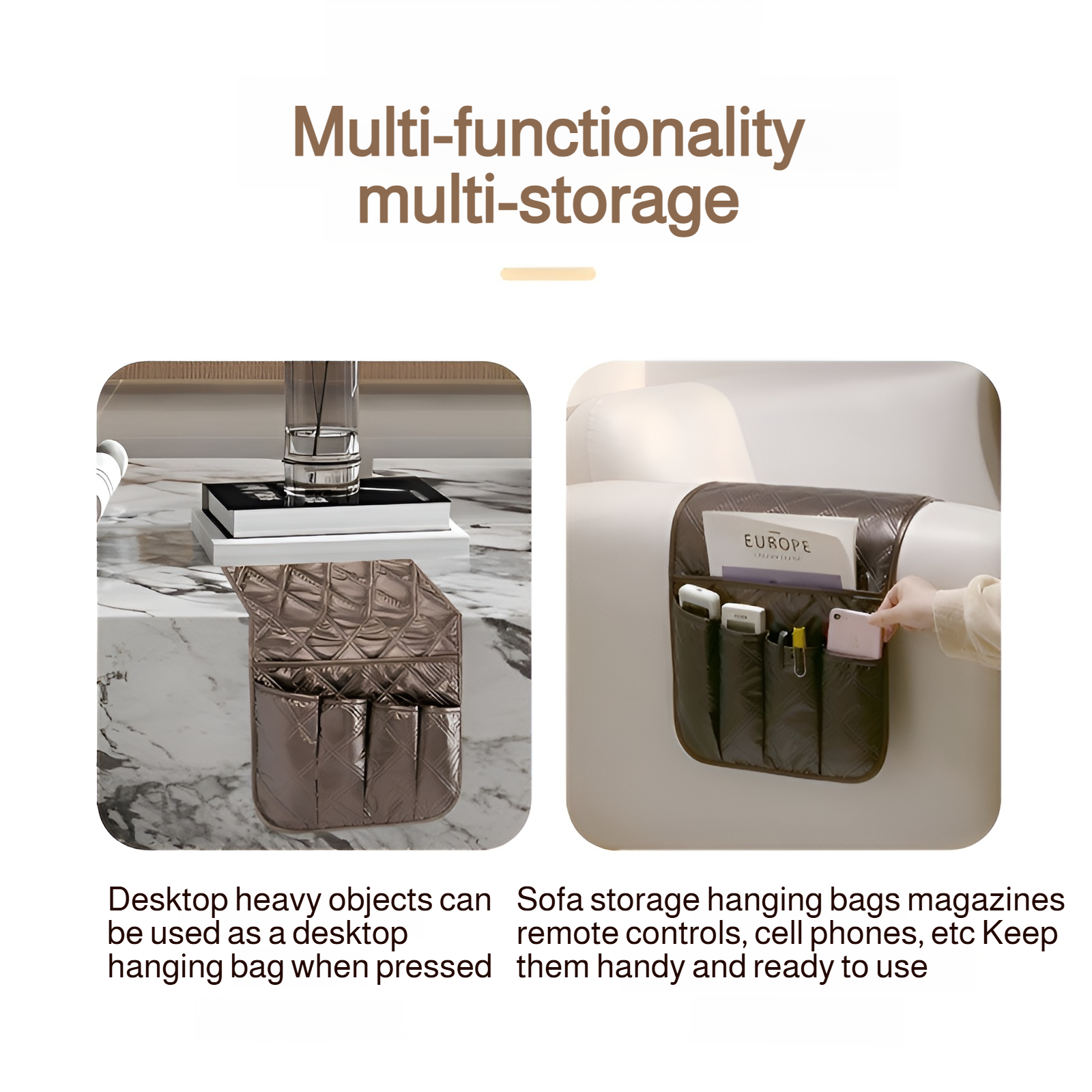 Waterproof and Non-Slip Sofa Organizer