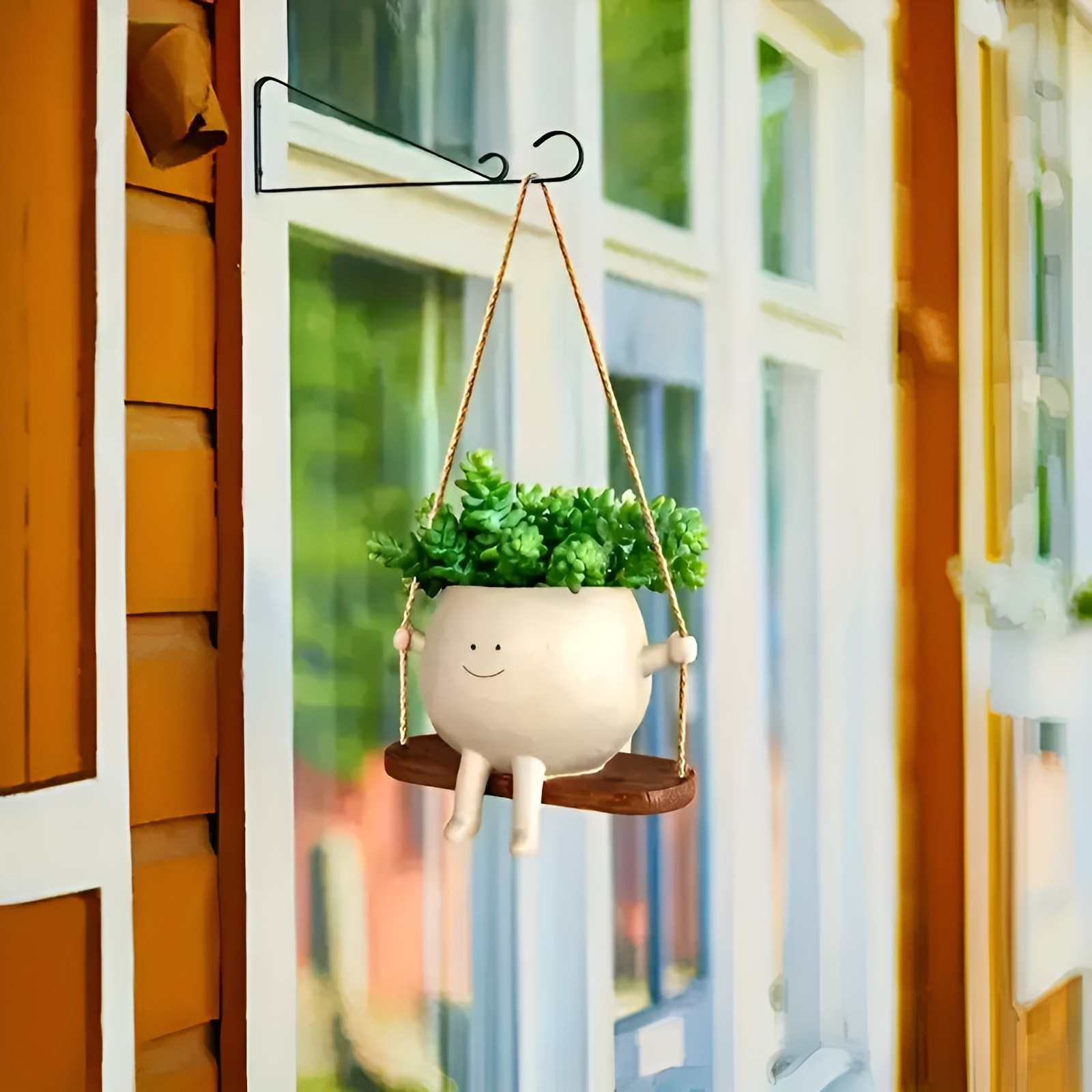 Cute Swing Jar Planter