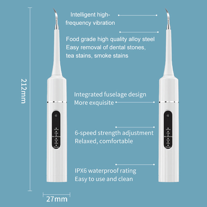 🦷Professional ultrasonic tooth cleaner with multiple functions and speeds