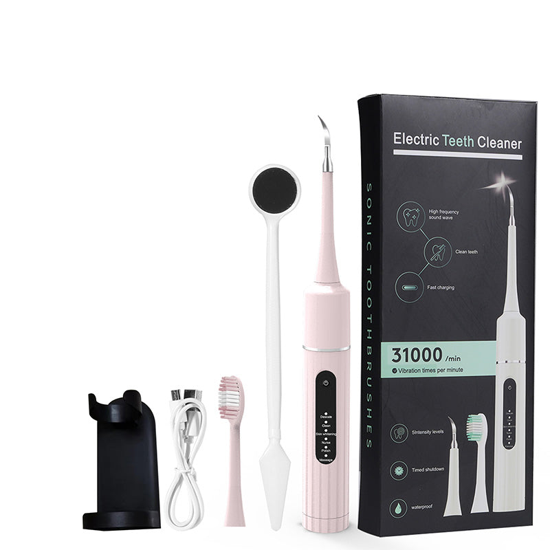 🦷Professional ultrasonic tooth cleaner with multiple functions and speeds