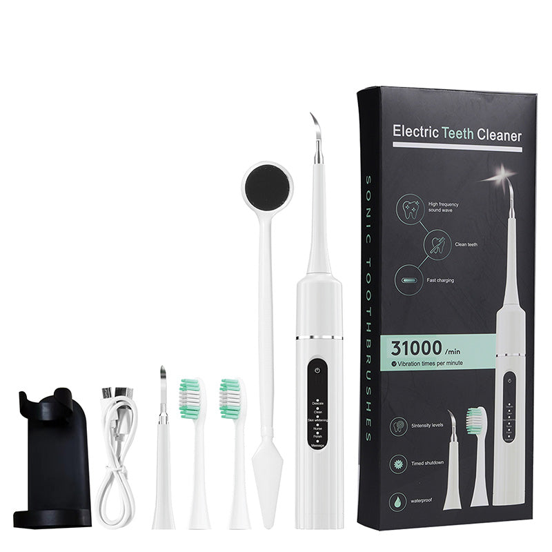 🦷Professional ultrasonic tooth cleaner with multiple functions and speeds
