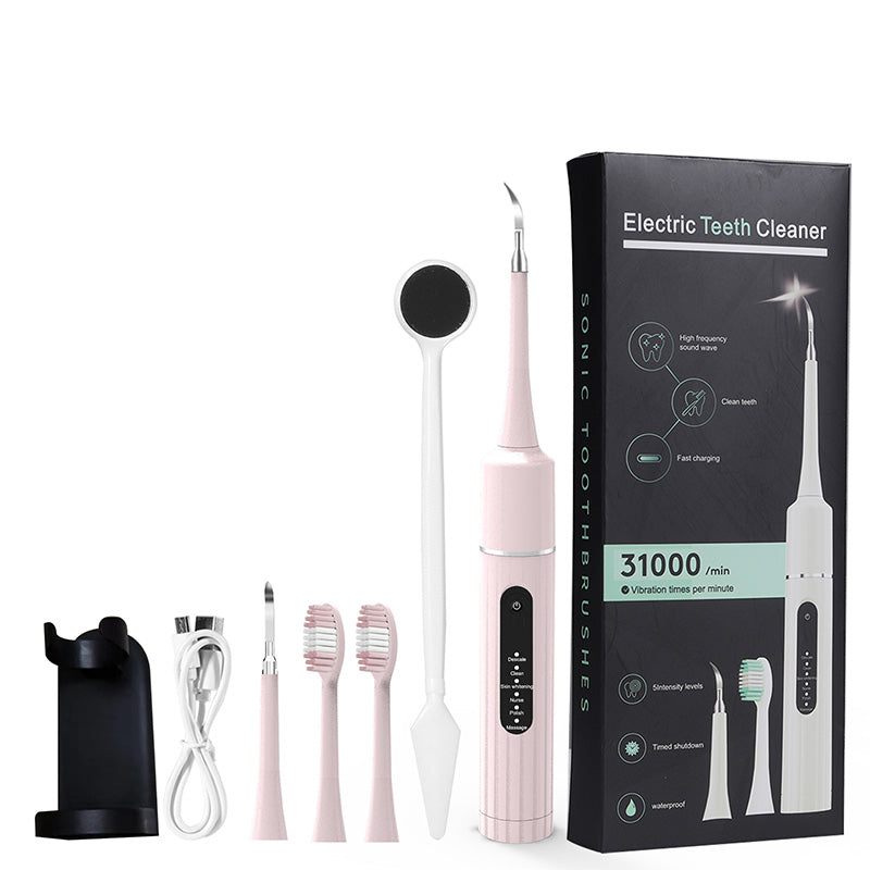 🦷Professional ultrasonic tooth cleaner with multiple functions and speeds