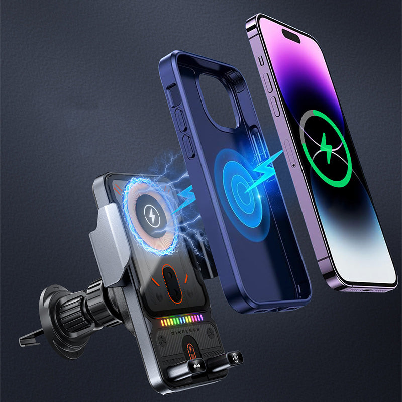 🔥The Latest Smart Technology of 2026🔥 Intelligent Electric Rotating Car Mount for Landscape and Portrait Modes