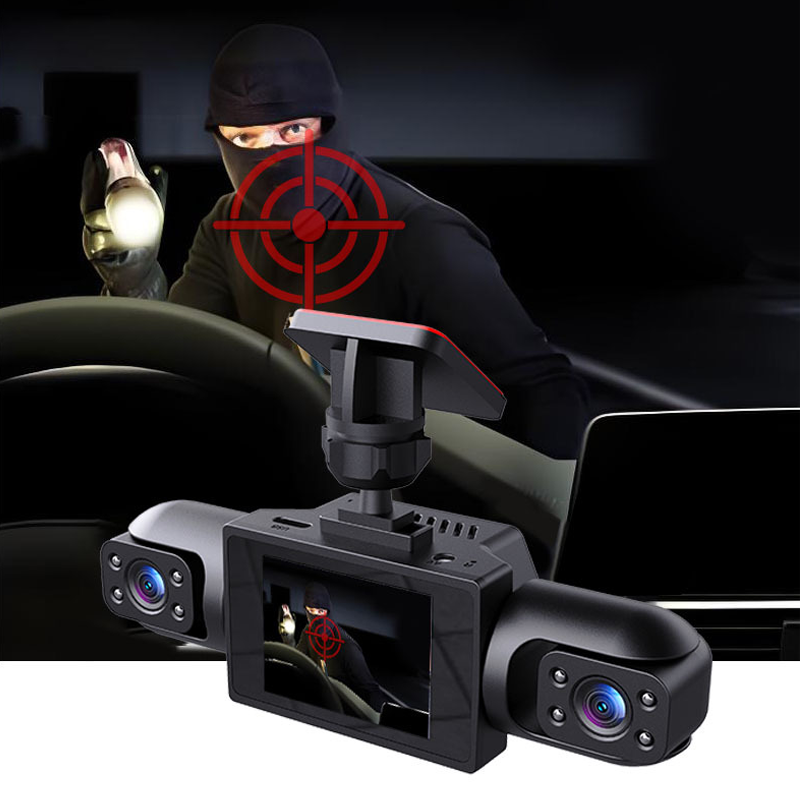 Car Dashcam with 4 Cameras and 360° Surround View