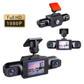 Car Dashcam with 4 Cameras and 360° Surround View