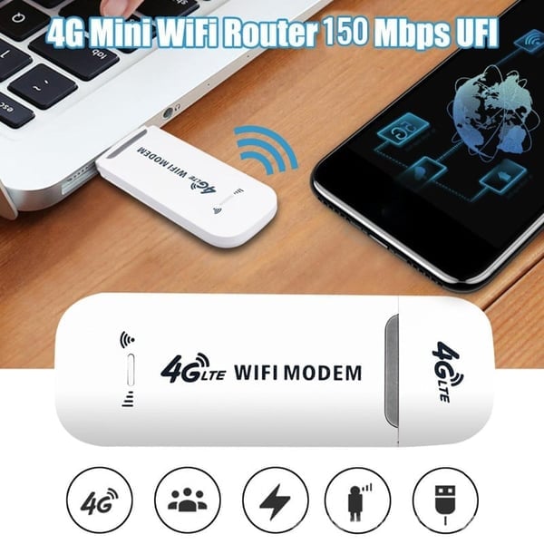 📶2026 4G LTE USB Mobile WiFi Router – Fast Internet Everywhere & Multiple Devices!