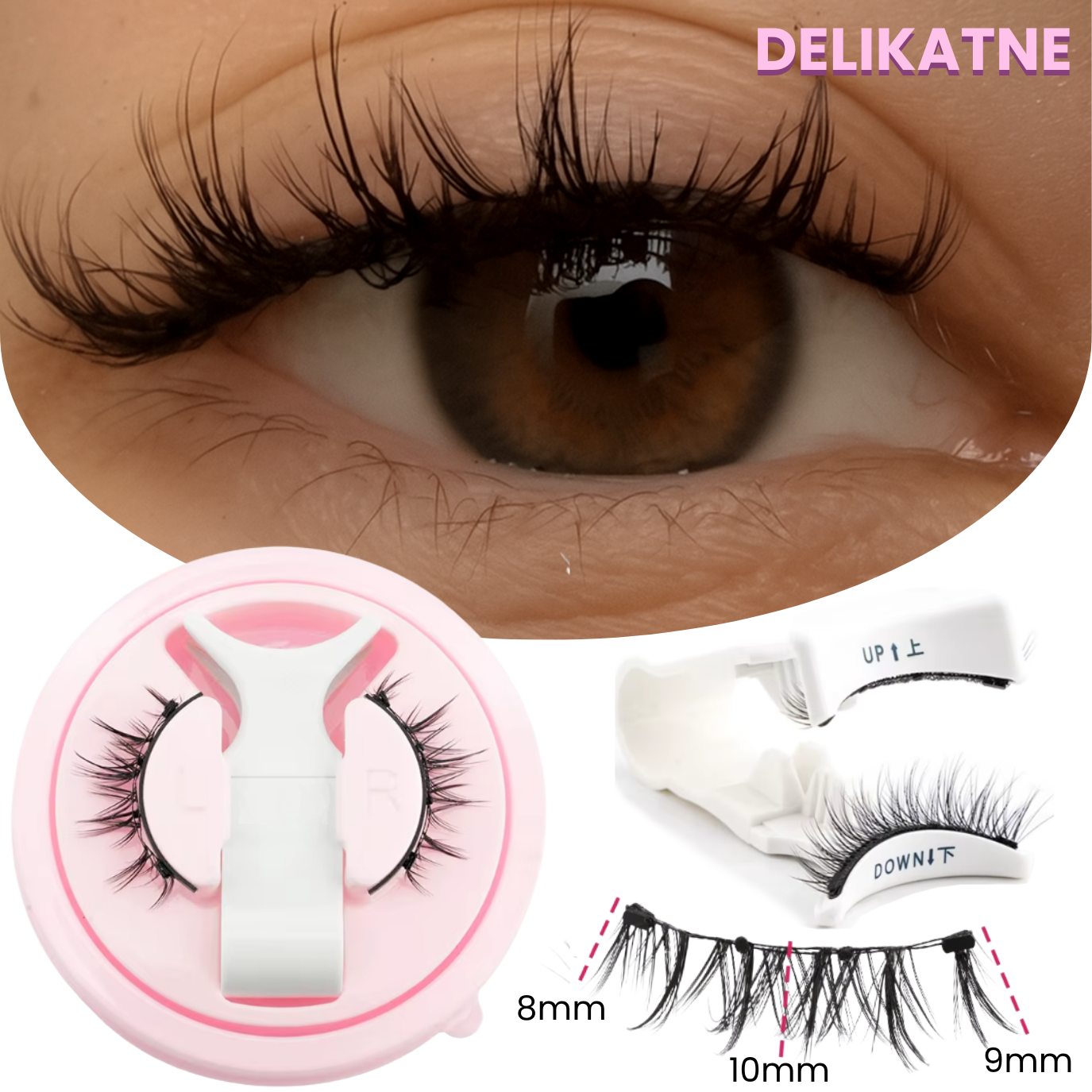 Magnetic Eyelashes + FREE APPLICATOR