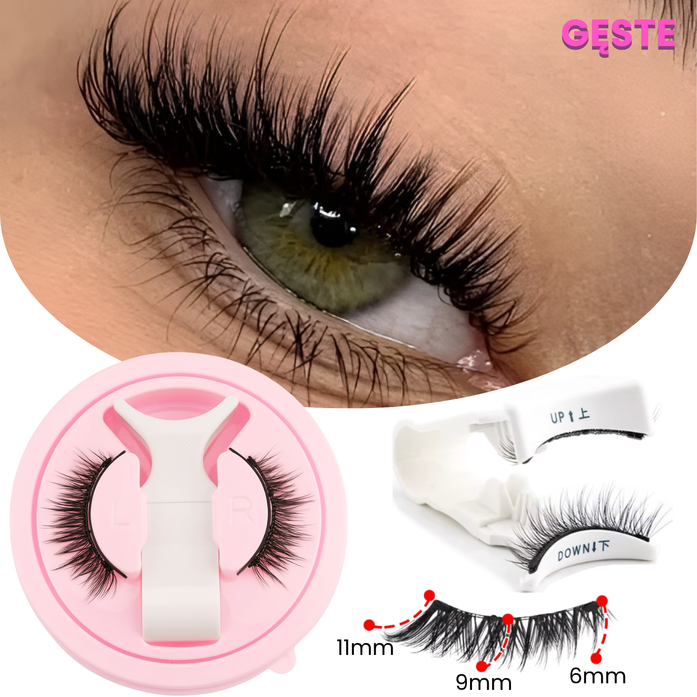 Magnetic Eyelashes + FREE APPLICATOR